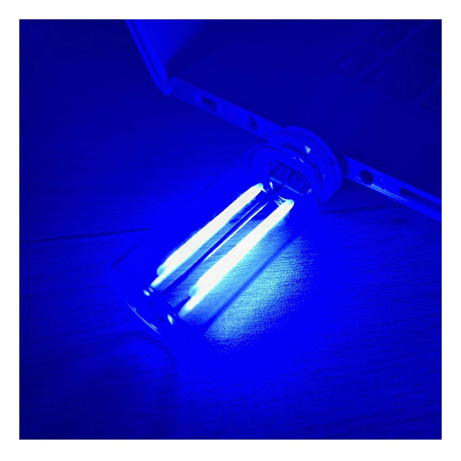 Retro USB LED Car Interior Atmosphere Lights - Plug-in USB Automotive Night Lamps for Cars, Bedrooms & Hallways | Blue Ambient Lighting for Mood & Decoration