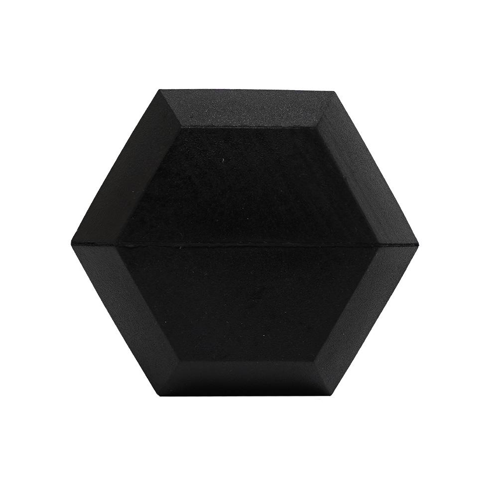 Force USA Rubber Hex Dumbbells - Premium Weight Lifting Equipment for Home & Gym (5-100lbs, Sold Individually) - Perfect for Strength Training, CrossFit & Fitness Workouts