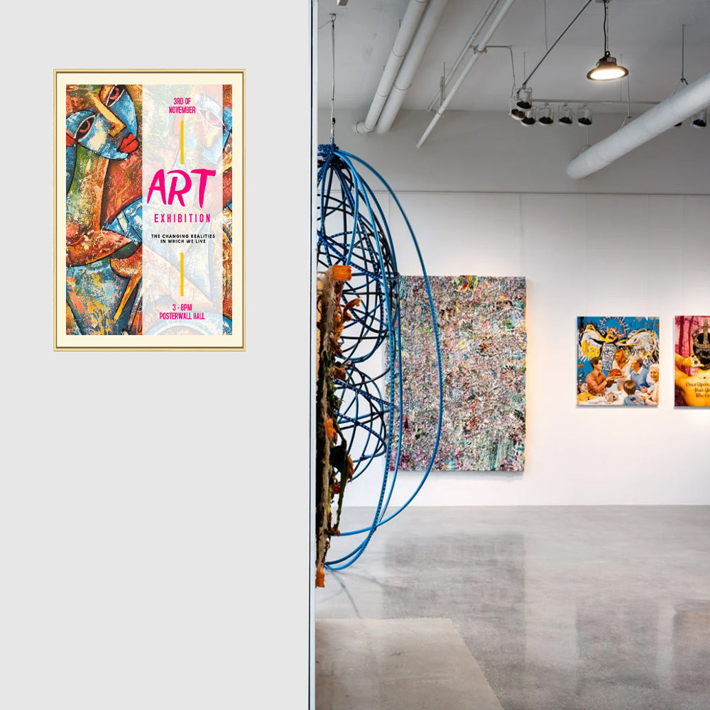 20x30 Poster Frame - Colorful Classic Wall Display with Swing Frame for Home, Office, or Gallery Decor | Perfect for Art Prints, Photos, and Posters
