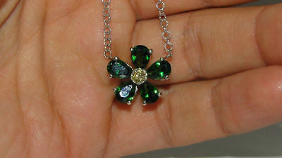 4.60CT Natural Tsavorite Yellow Diamond Pendant - Elegant Jewelry for Women, Perfect for Weddings, Anniversaries & Special Occasions