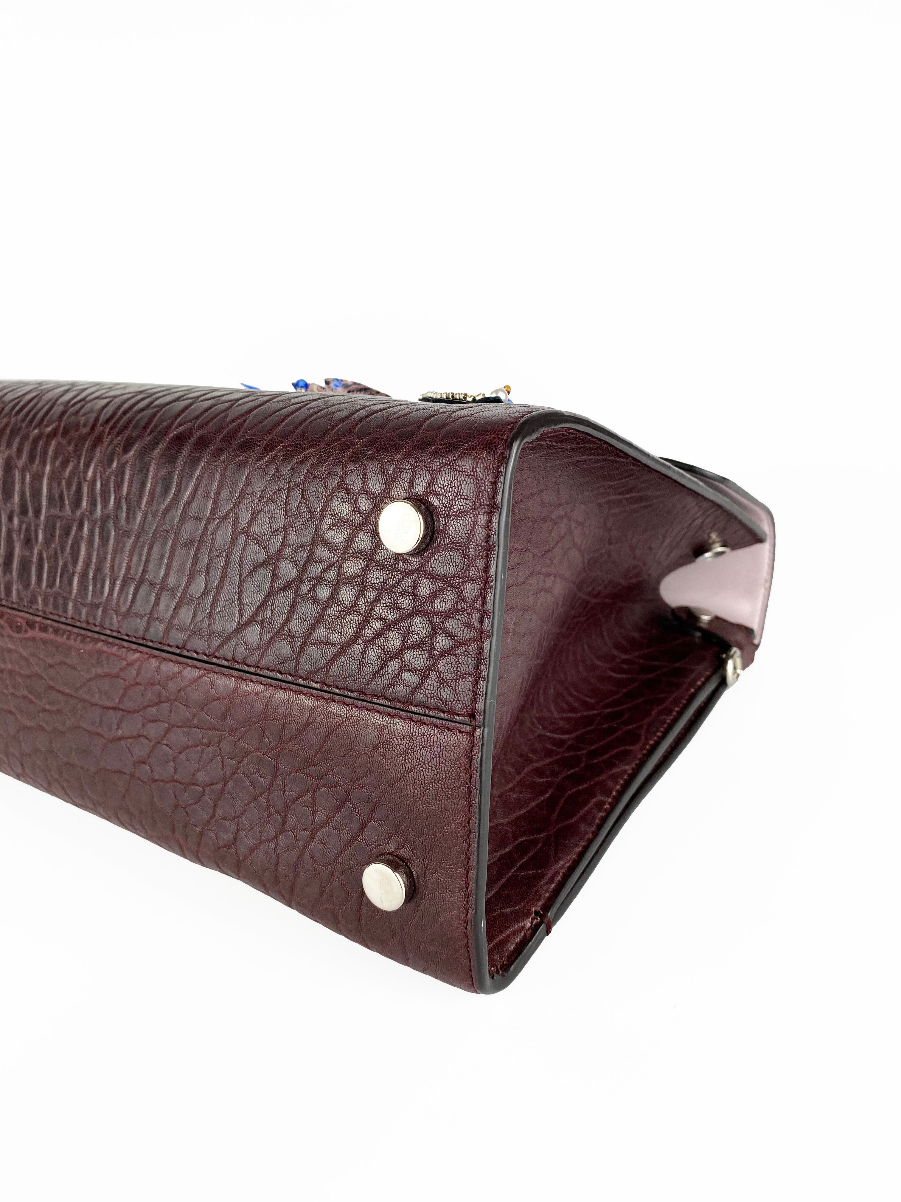 Christian Dior Diorever Dragonfly Bag in Burgundy - Luxury Crossbody Handbag for Women, Perfect for Evening Parties & Special Occasions