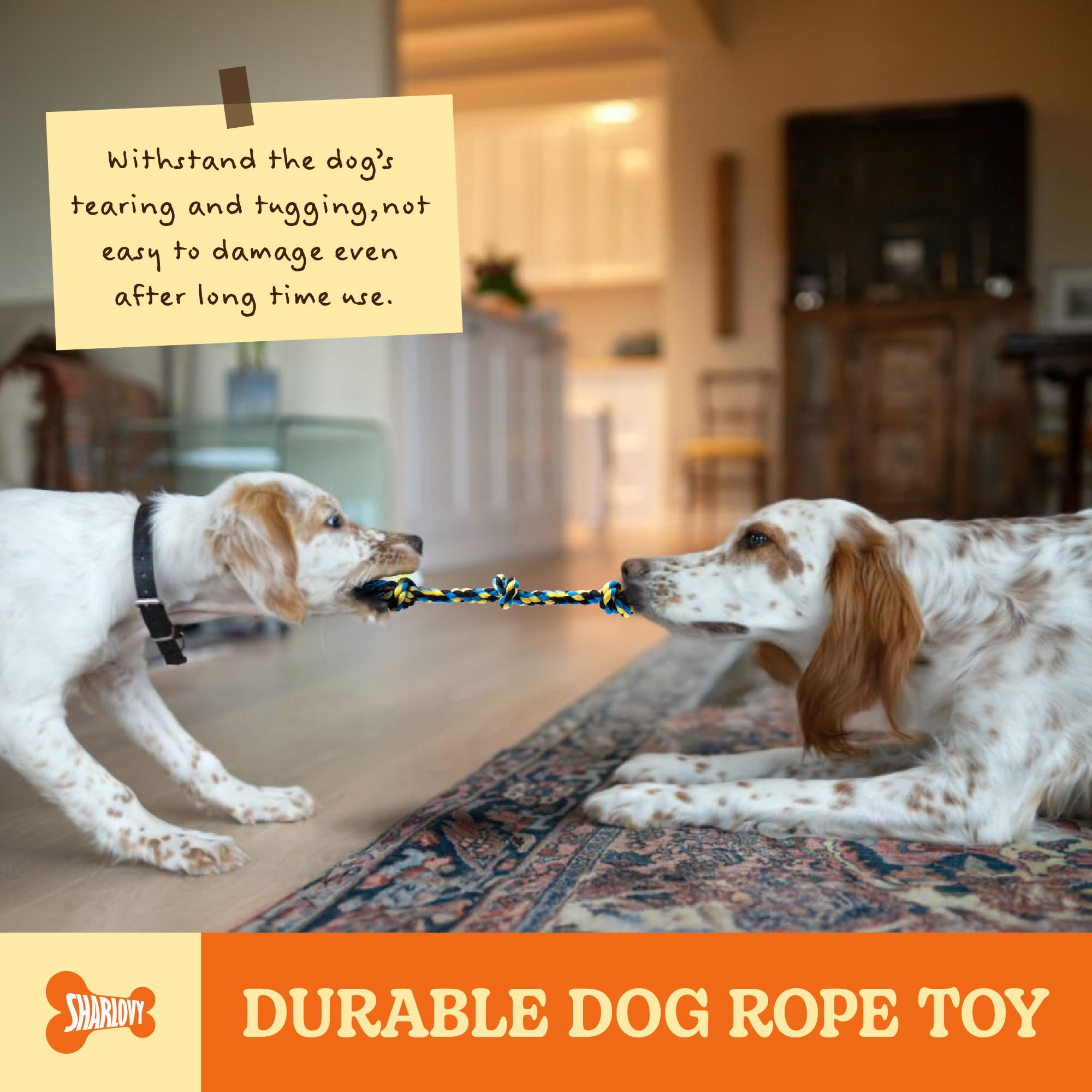 Durable 5-Pack Puppy Teething Toys for Small Dogs – Cotton Rope Chew Toys for Aggressive Chewers & Interactive Tug of War Play | Perfect for Puppy Training, Teething Relief & Bonding Time