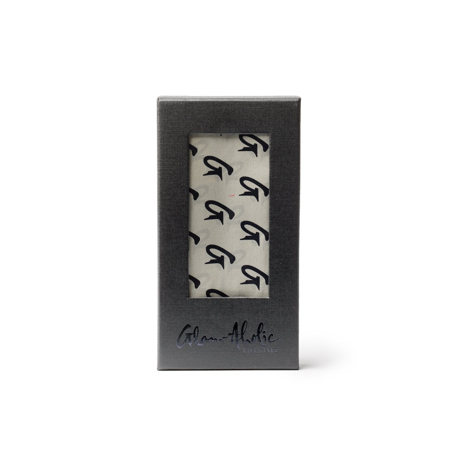 Luxury Large Monogram Silk Scarf - Silver | Elegant Women's Fashion Accessory for Parties, Weddings & Special Occasions