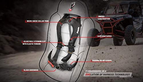 Dragonfire Racing 4-Point Harness EVO Set of 2 with Override Plug - Compatible with Polaris & Can-Am UTVs | Off-Road Racing Safety Gear for Dune Bashing & Trail Riding