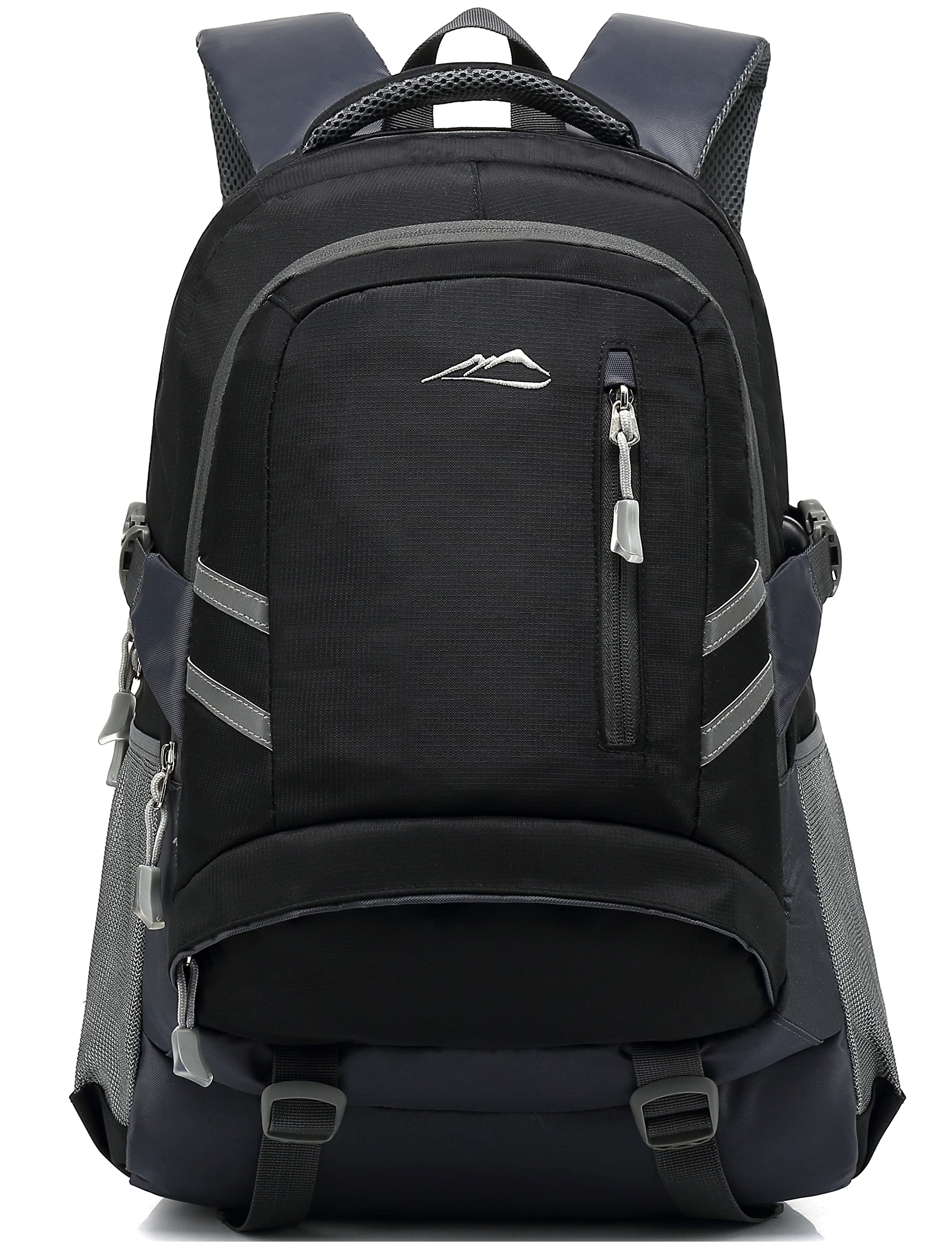 15.6 Inch Laptop Backpack for School, College & Travel - Anti-Theft USB Charging Bookbag with Multiple Compartments - Perfect Gift for Men & Women (Blue & Grey) - Ideal for Students, Commuters & Business Professionals