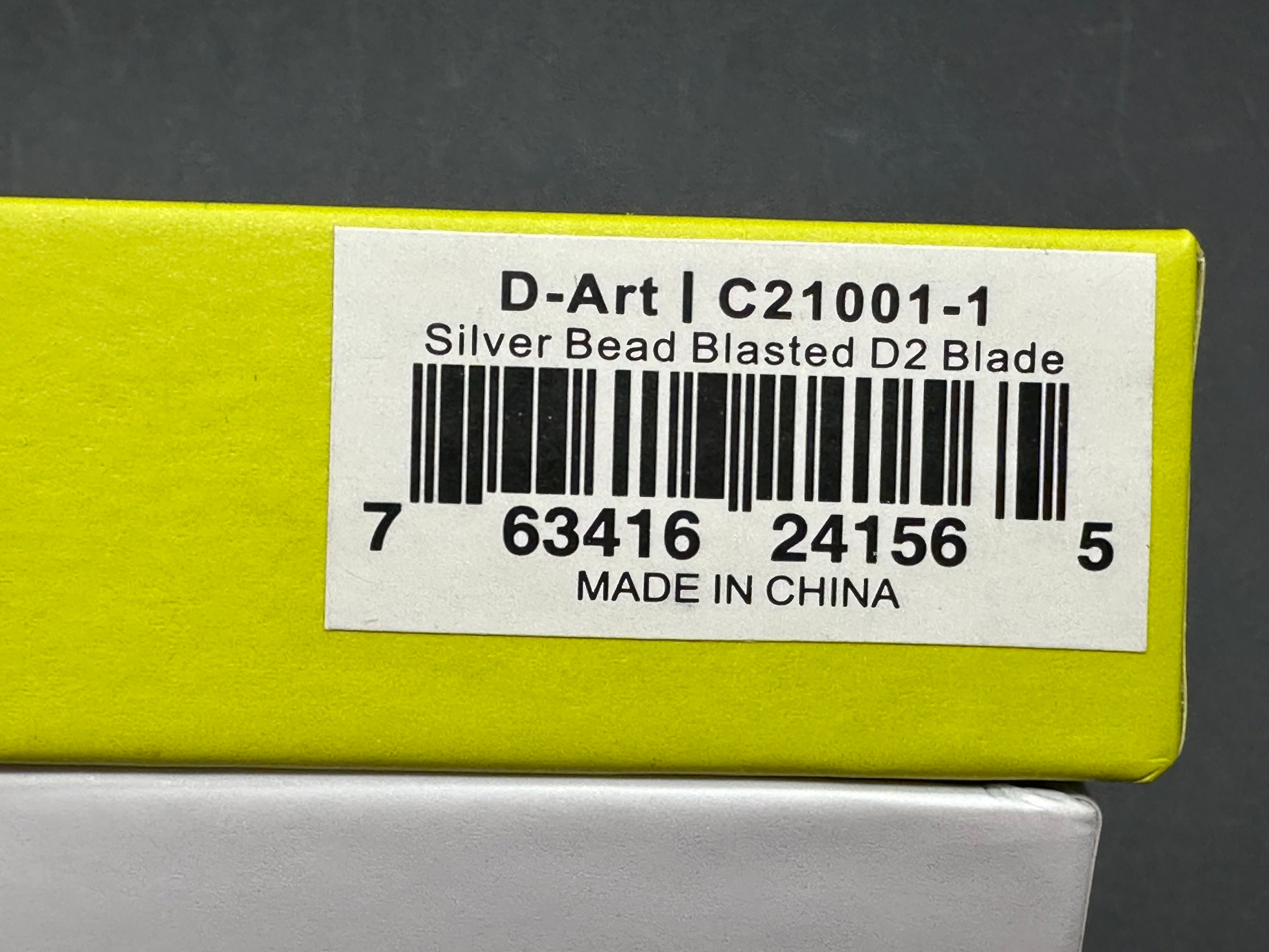 CIVIVI Hel D Art Fixed Blade Knife - Bead Blasted D2 Steel (1.7