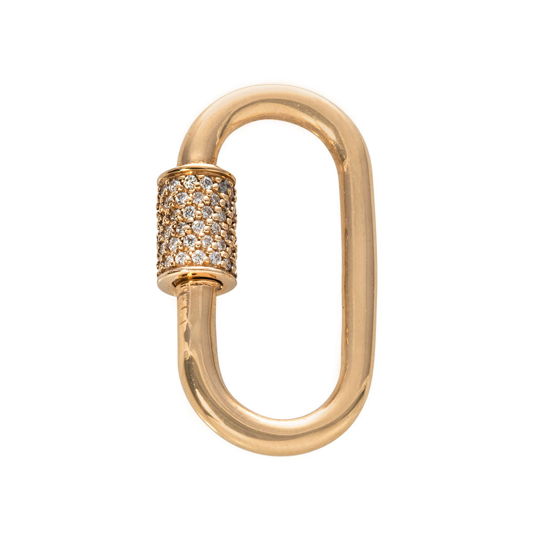 14K Gold Diamond Lock Necklace for Women - Elegant Medium Pendant with Genuine Stones - Perfect for Gifts, Anniversaries & Special Occasions