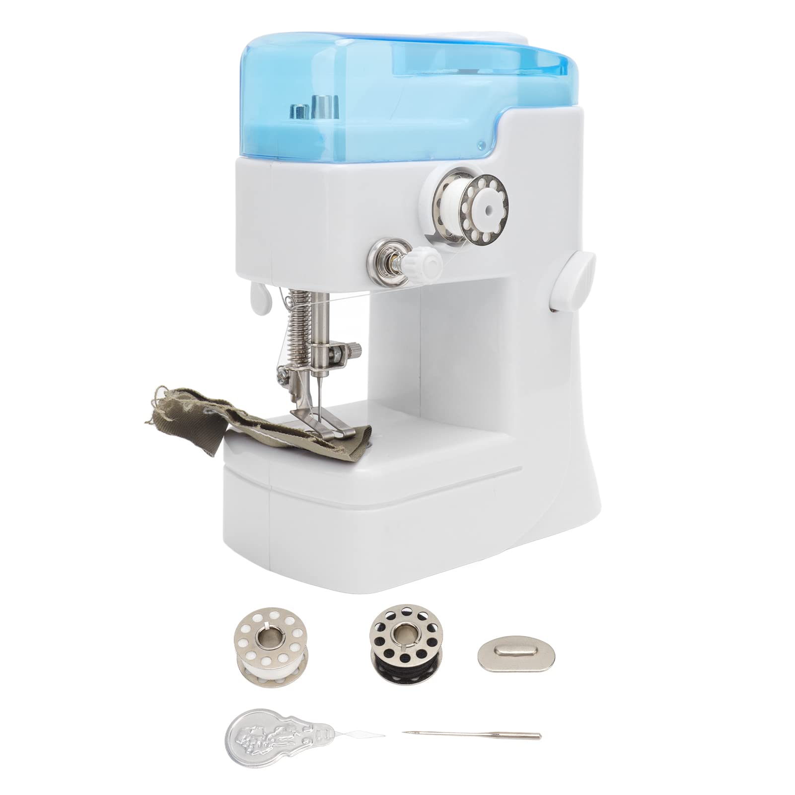 CHICIRIS Mini Sewing Machine for Kids - Portable Electric Stitching Machine Kit with 12 Built-in Stitches, Perfect for Beginners & Children's DIY Crafts - Great for Home, School & Travel (5.1 x 3.1 x 6.2 Inches)