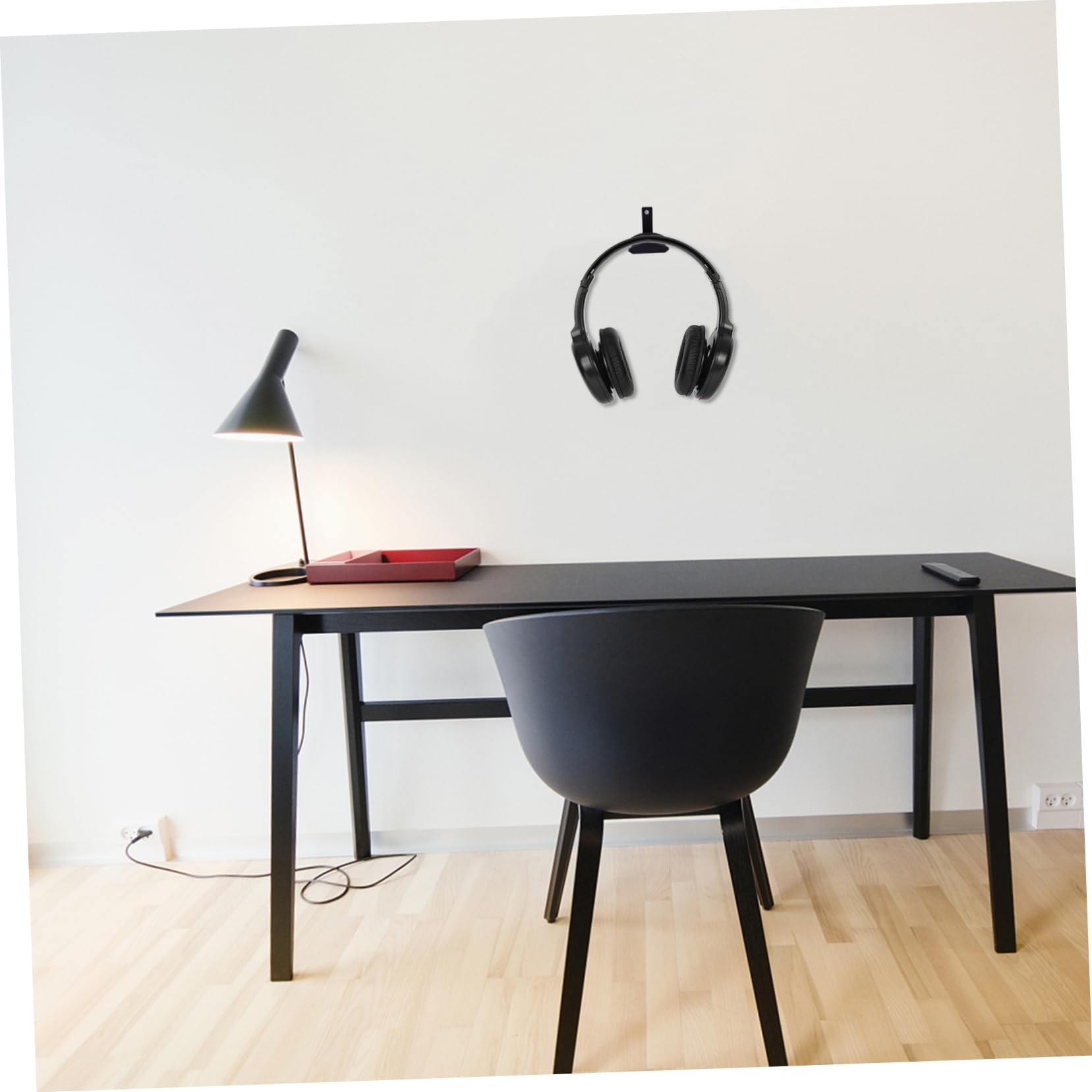 Holibanna 3-Pack Universal Under Desk Headphone Stand Holder with Soft Pad - Space Saving Headset Organizer for Gaming, Office & Home Workspace Accessories