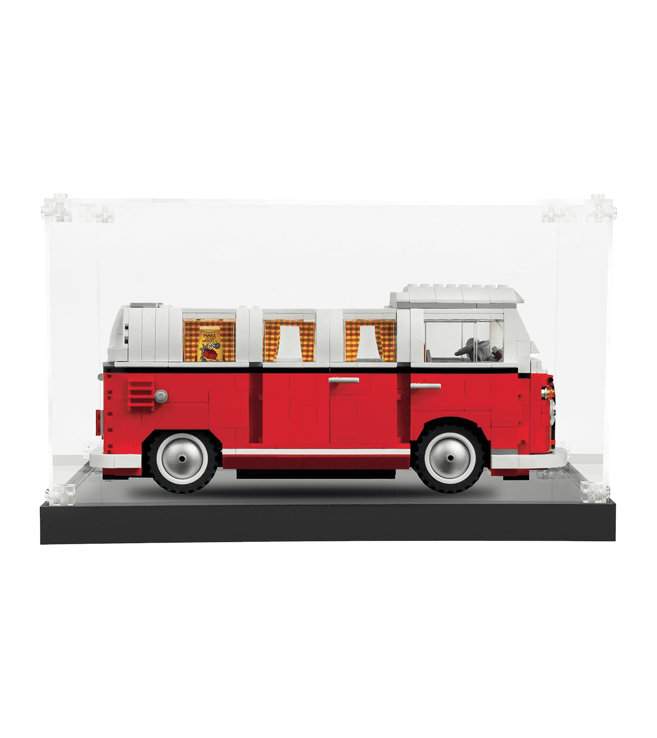 LEGO Volkswagen T1 Camper Van 10220 Display Case - Clear Acrylic Showcase for Collectible LEGO Sets - Perfect for Home Decor, Office Display & Collector's Showcase