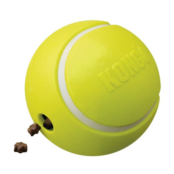 KONG Classic Dog Toy - Treat Dispensing Chew Toy for Small & Large Dogs - Tennis Ball Design for Play & Training - Perfect for Fetch, Chewing & Mental Stimulation
