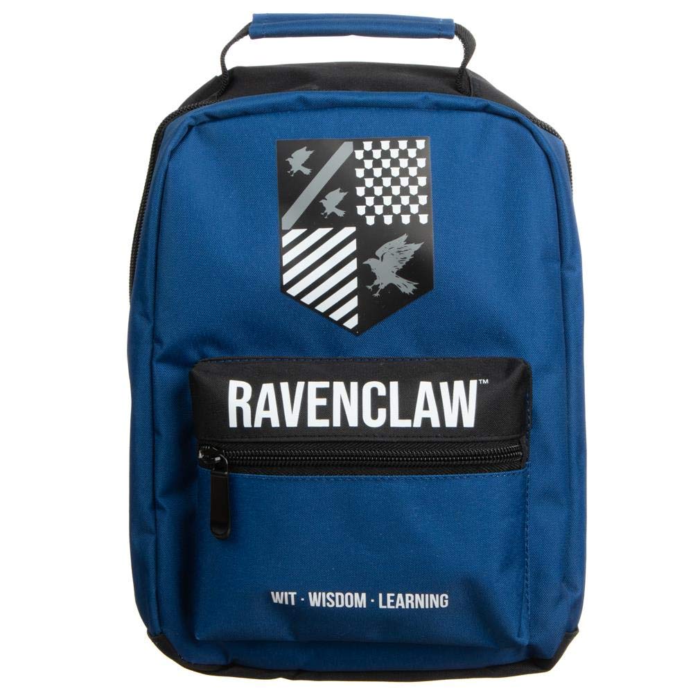 Harry Potter Ravenclaw House Crest Insulated Lunch Box for School, Work & Picnics - Officially Licensed Hogwarts Merchandise