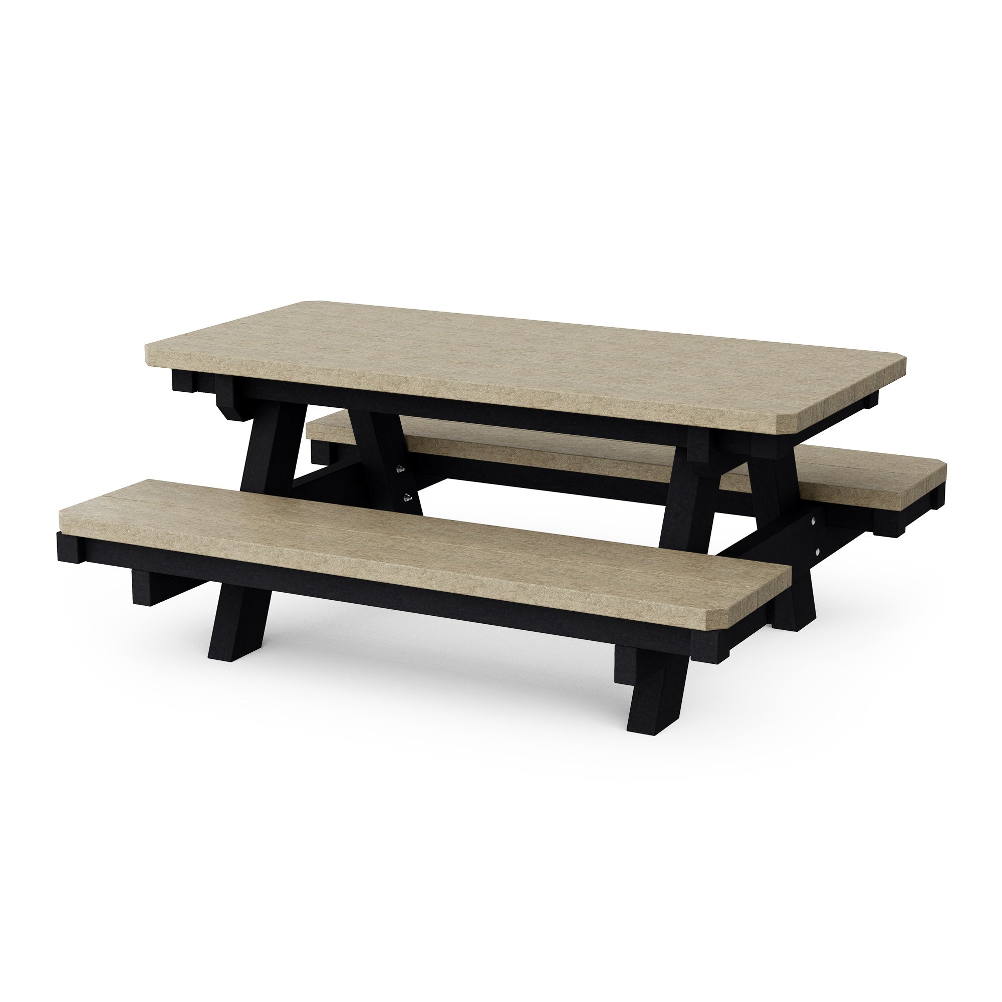 Heritage Kids Picnic Table - Durable Outdoor Wooden Table for Children's Playtime, Backyard, and Garden Activities