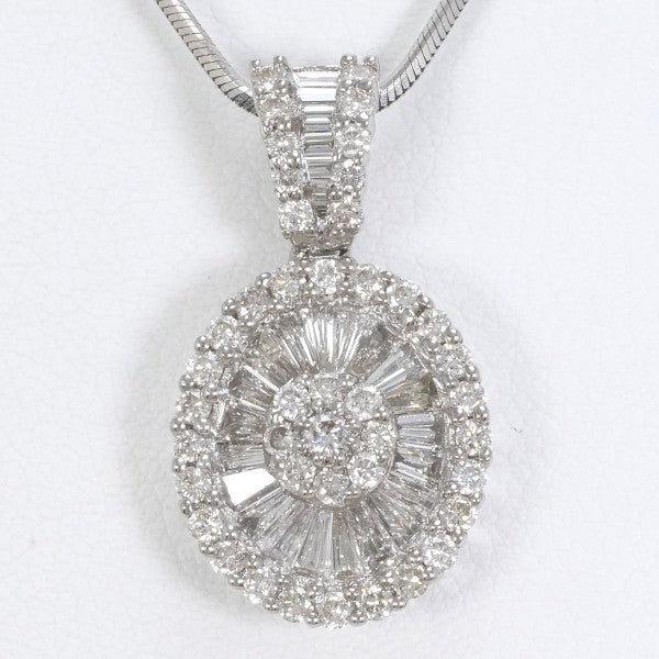 18K White Gold Diamond Necklace for Women - Elegant & Luxurious Jewelry Gift for Anniversary, Wedding, or Special Occasions