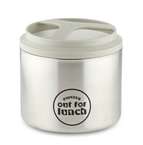 Grunwerg 1L Vacuum Insulated Stainless Steel Food Flask - Keep Meals Hot or Cold for Hours - Perfect for Lunch, Travel, and Outdoor Adventures
