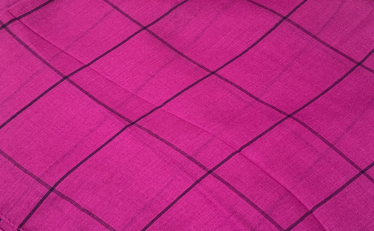 Grid Magenta - Trendy Women's Fashion Tops & Blouses for Casual Wear, Office & Party Outfits