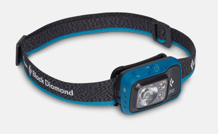 Black Diamond Spot 400 Headlamp - 400 Lumens, Waterproof, Rechargeable Headlight for Camping, Hiking & Outdoor Adventures