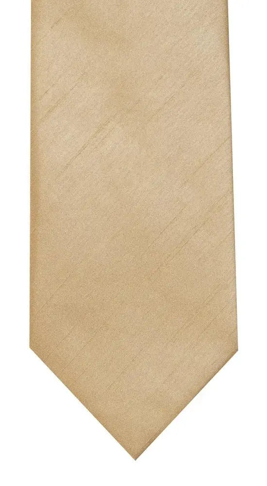 LA Smith Plain Poly Shantung Tie for Men - Classic Silk-Like Necktie for Business, Weddings & Formal Events
