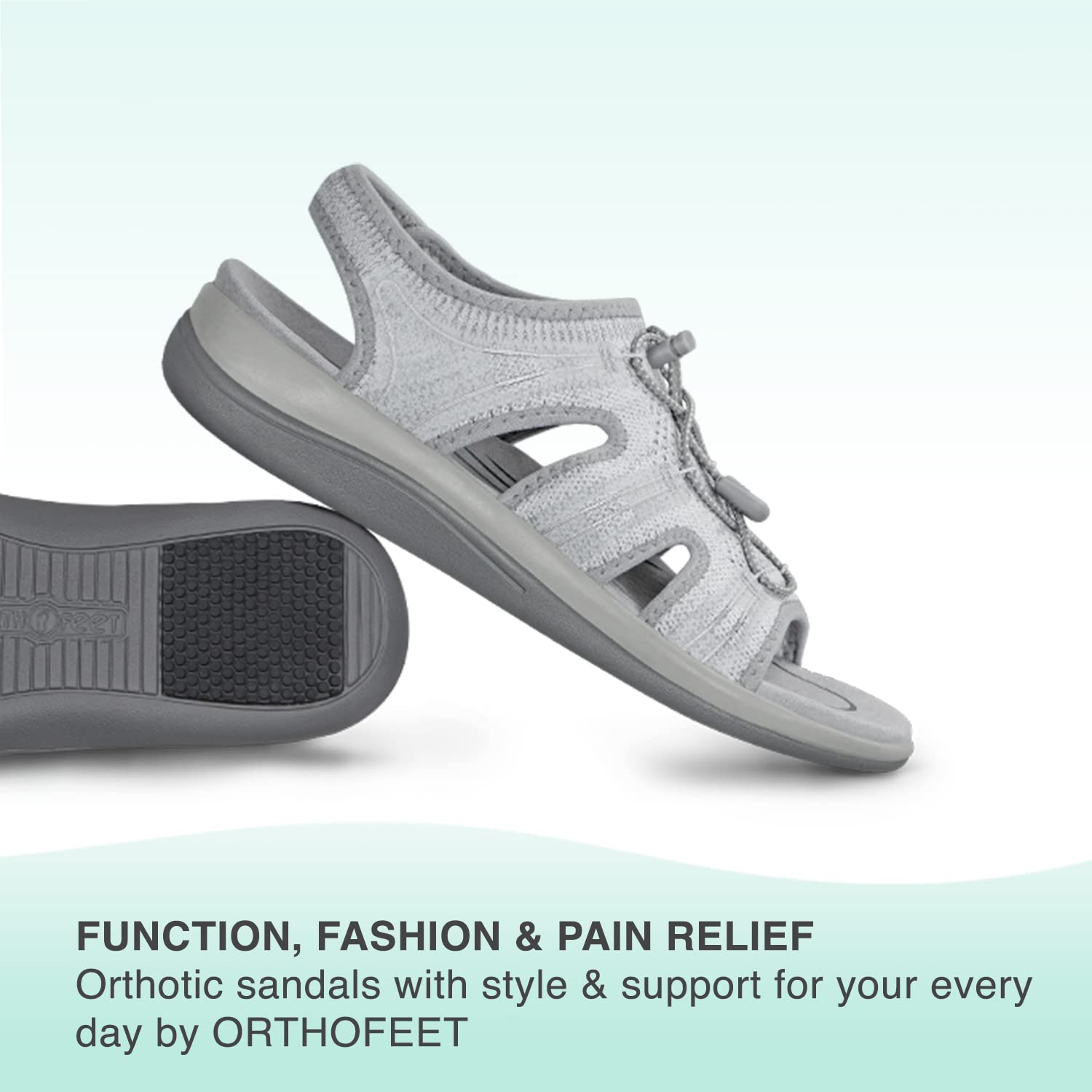 Orthofeet Women's Orthopedic Stretchable Maui Sandals - Comfortable Arch Support & Pain Relief for Plantar Fasciitis - Perfect for Walking, Travel & Summer Outfits