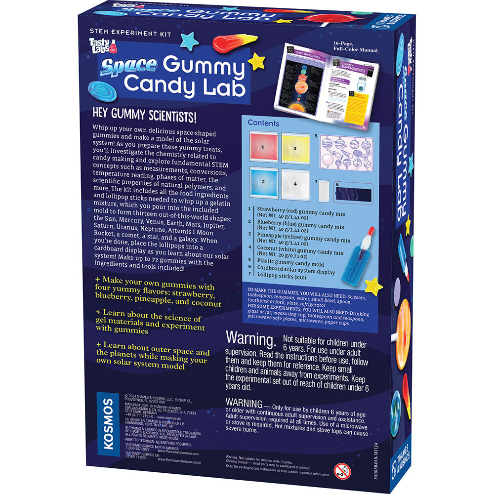 Space-Themed Gummy Candy Lab Kit - Fun & Educational DIY Science Experiment for Kids - Perfect for Birthday Parties, Classroom Activities & STEM Learning