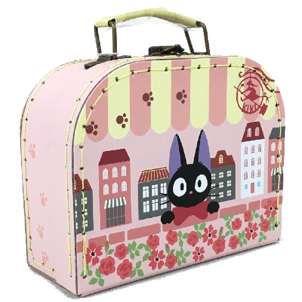 Marushin 1165002400 Ghibli Kiki's Delivery Service Jiji Small Bag Box - Official Anime Merchandise for Studio Ghibli Fans, Cosplay & Collectors