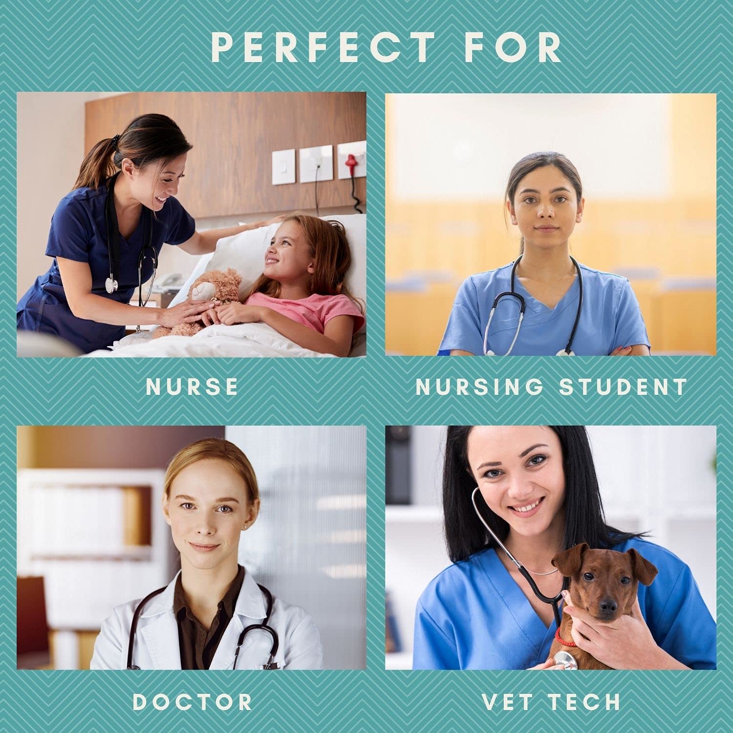 Retractable Nurse Badge Reel with Gold Plated Charm - First Lifesaver ID Holder for Nurses, Nursing Students & NPs (Mint Coffee) | Perfect for Hospitals, Clinics & Healthcare Professionals