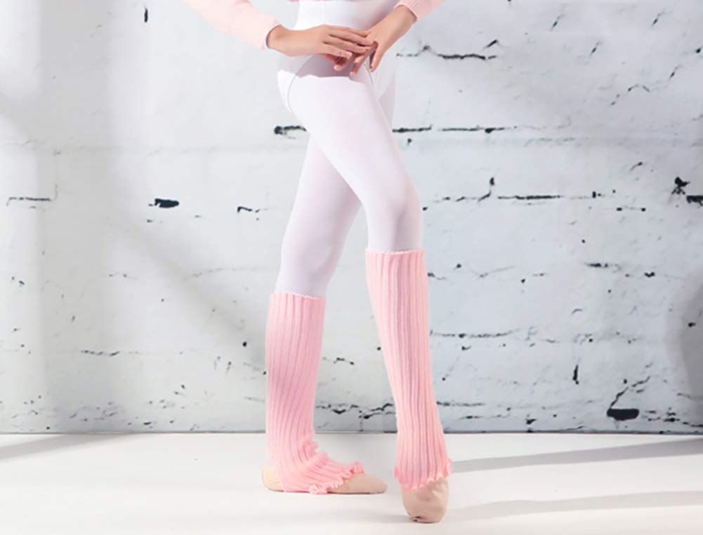 DANCEYOU Ballet Leg Warmers for Girls Toddler Teens - Knitted Stirrup Ankle Warmers for Dance Practice, Yoga, Sports, and Casual Wear - Perfect for Ballet Class, Gym, and Winter Outfits