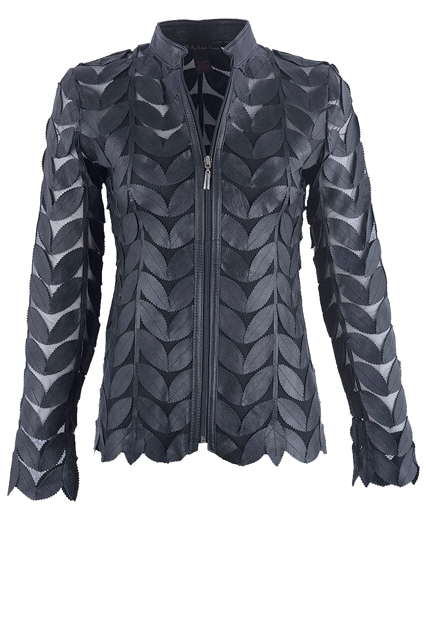 Premium Belgin Francis Genuine Leather Leaf Jacket for Men & Women - Stylish Outerwear for Fall, Winter & Outdoor Adventures