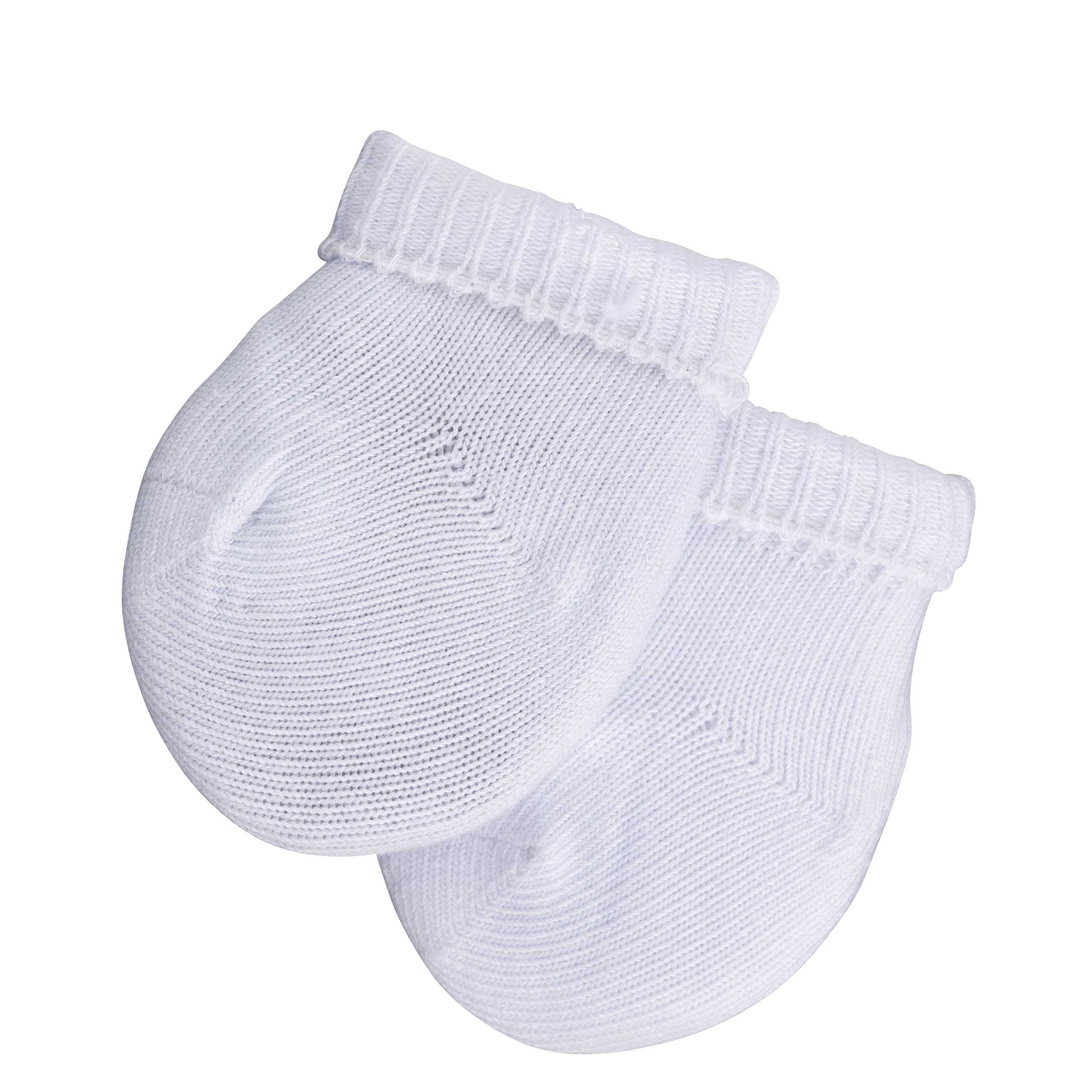 Adjustable Preemie Socks with Bow - 3 Pairs Soft Cotton Newborn Socks for Baby Girls & Boys | Perfect for Hospital, Home & Photo Shoots