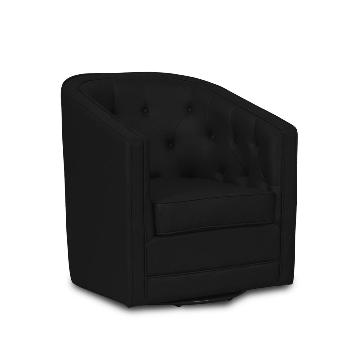 Premium Caddo Swivel Chair with PU Leather Upholstery - 360 Degree Rotation Ergonomic Office Chair for Home & Workspace - Perfect for Work, Study, and Relaxation