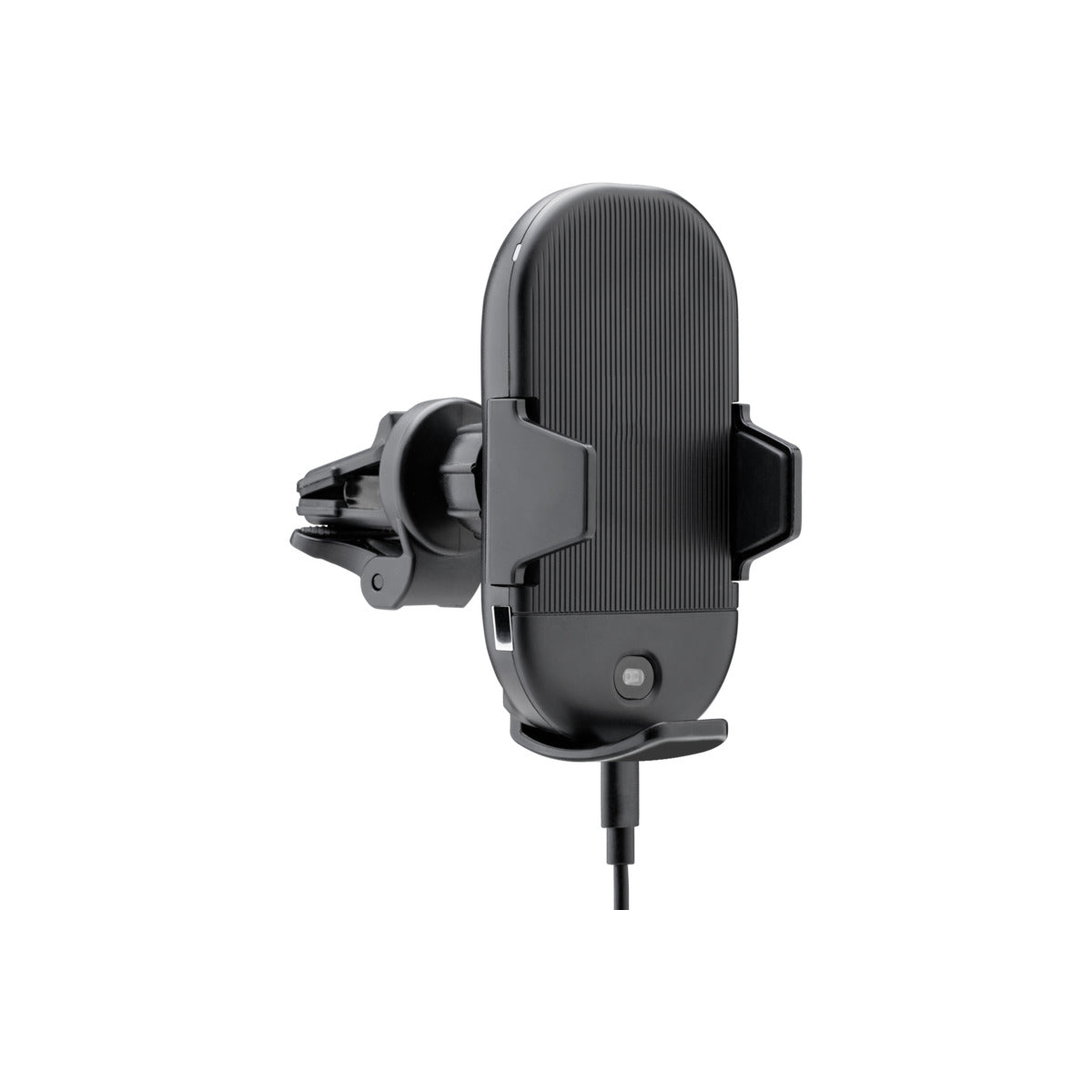Fast Charging 15W Wireless Car Phone Mount for iPhone & Samsung - Black Vent Clip Holder for Safe & Hands-Free Driving