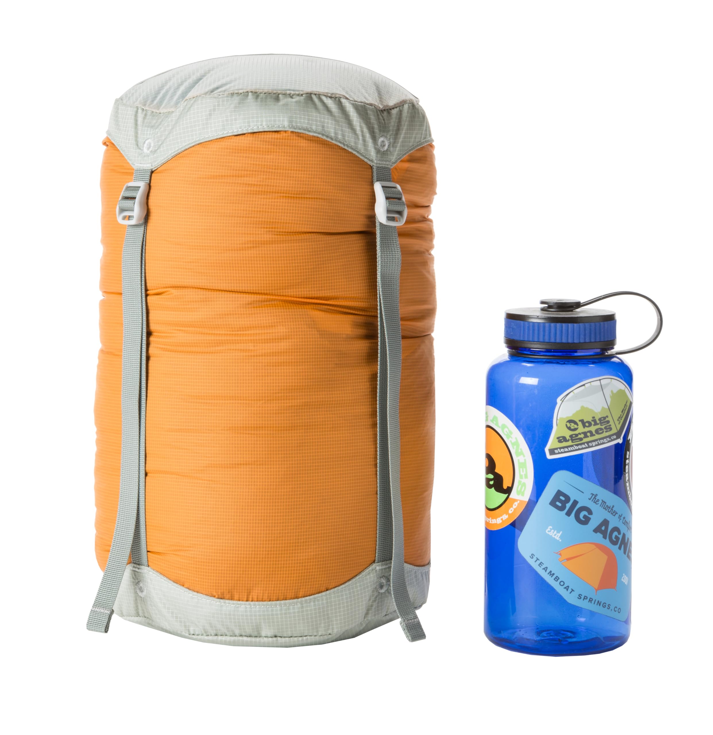 Big Agnes Compression Stuff Sack - Lightweight & Durable Gear Storage Bag for Camping, Hiking & Backpacking - Compact Travel Accessory for Outdoor Adventures