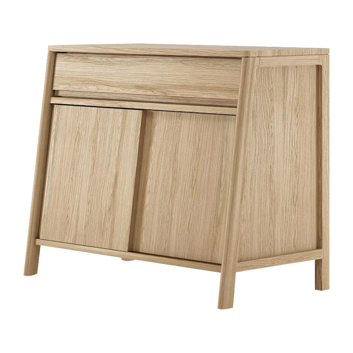 Circa Sideboard with Drawer & 2 Doors - Modern Storage Cabinet for Dining Room, Living Room, or Entryway Organization