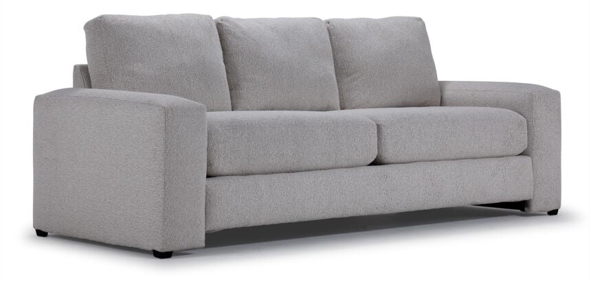 Brahm Sofa - Premium Linen Upholstered Modern Living Room Couch for Home & Office Comfort | Perfect for Lounging, Entertaining & Small Spaces