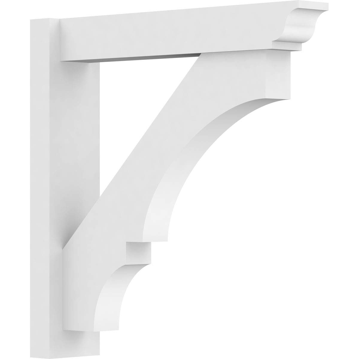Ekena Millwork OUTP05X24X24BOA01 Balboa Architectural Grade PVC Outlooker with Traditional Ends - 5