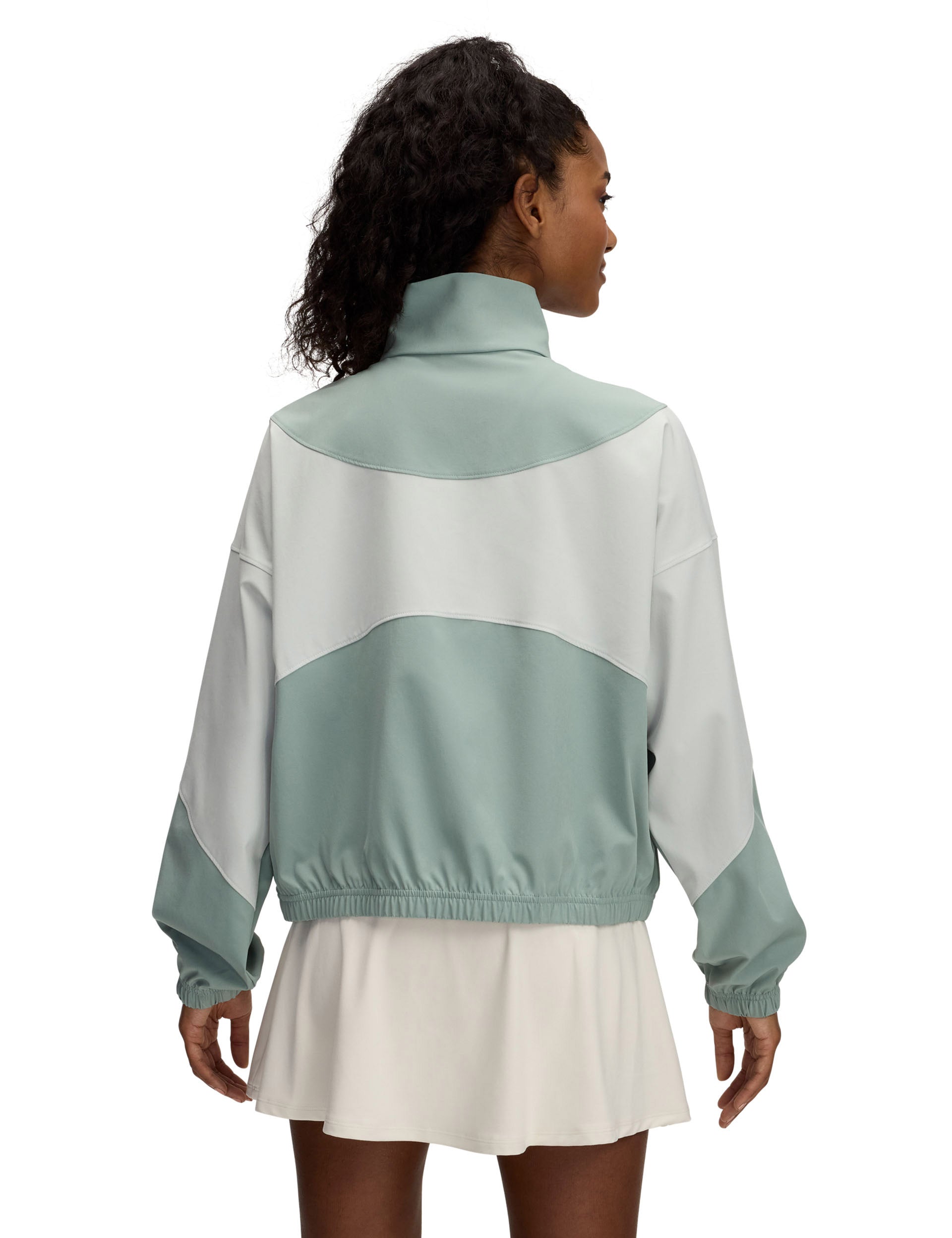 Rival Woven Jacket for Men - Lightweight Outdoor Windbreaker, Silica Green/Hydro Green - Perfect for Hiking, Camping & Travel