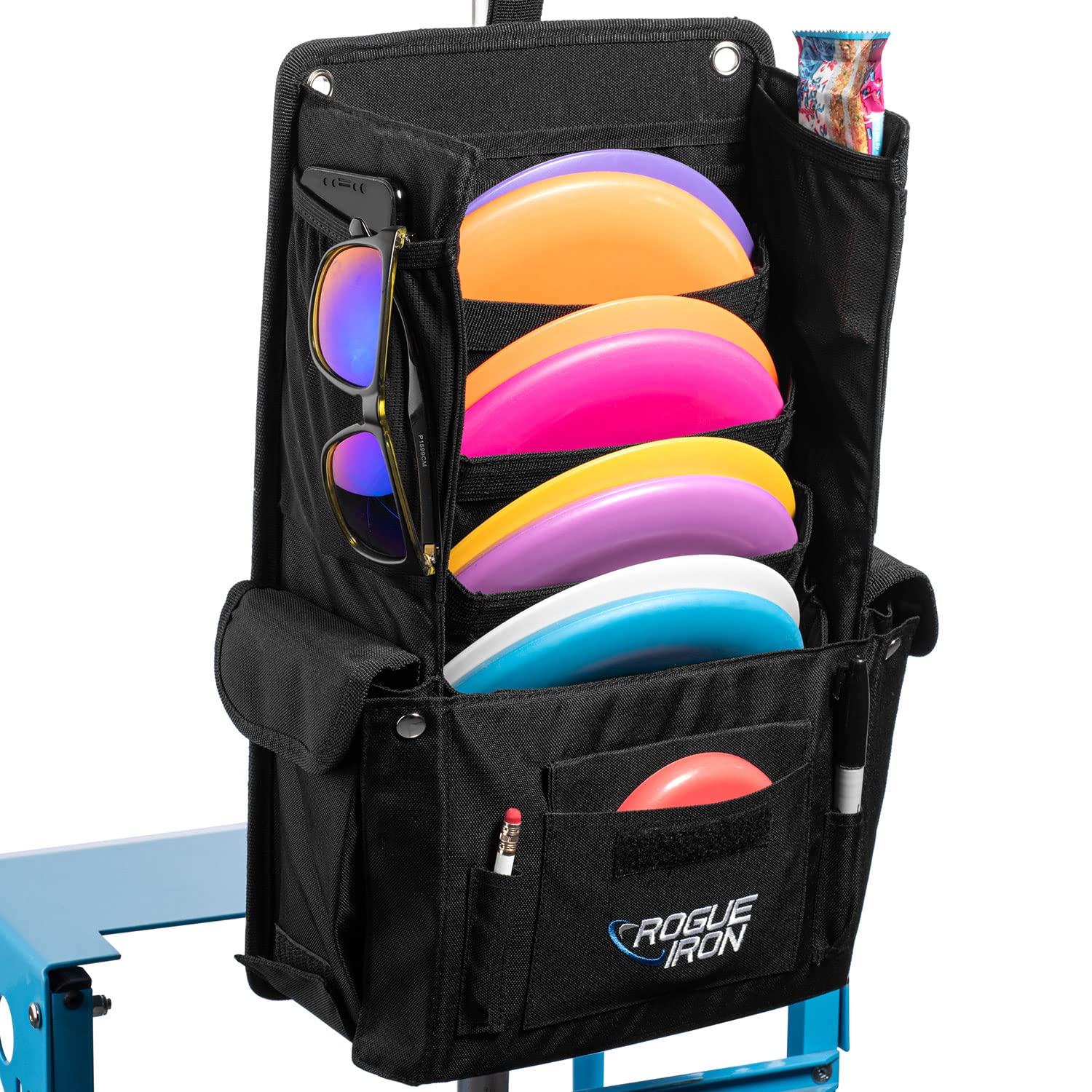 Premium Rogue Iron Disc Golf Putter Pouch for Golf Carts - Durable Storage Solution for Disc Golf Accessories | Perfect for Tournaments & Practice Rounds