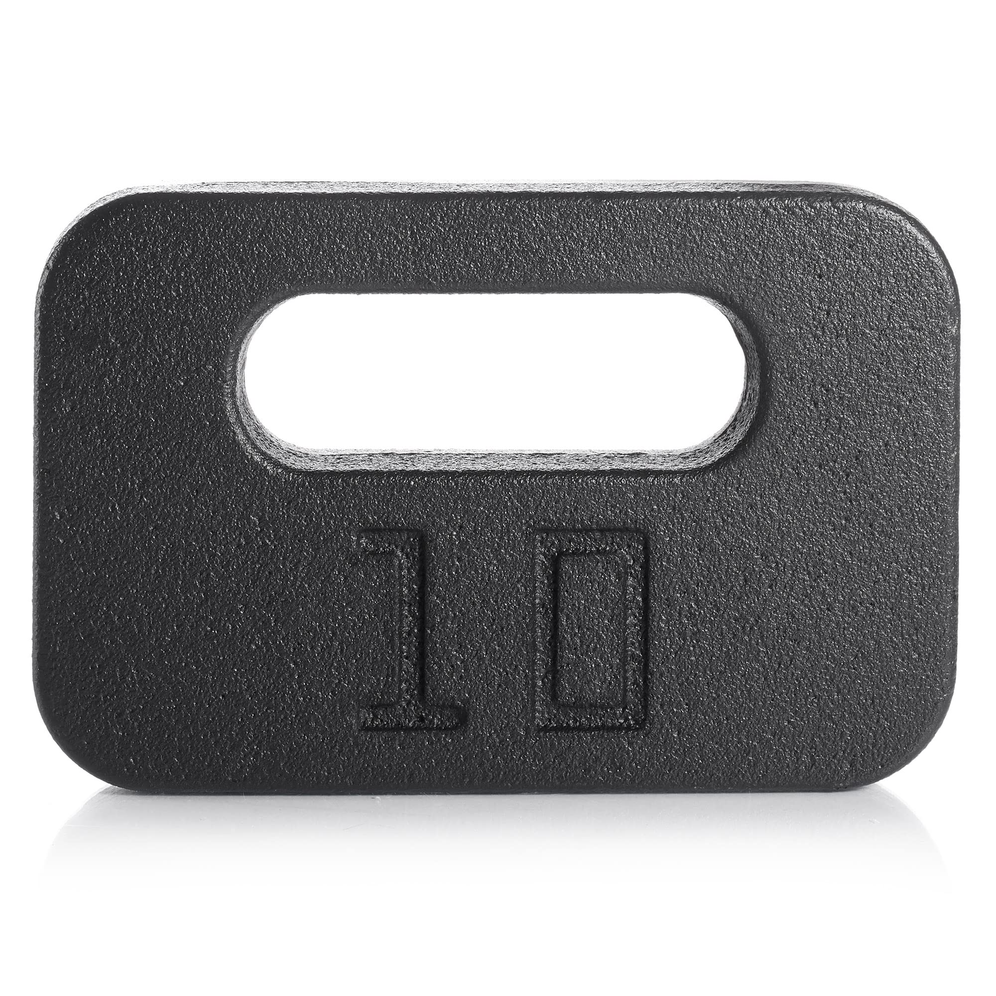 Philosophy Gym Cast Iron Ruck Weight - Heavy Duty Weighted Fitness Plate with Handle for Rucking, CrossFit & Strength Training - Perfect for Outdoor Workouts, Military Training & Fitness Challenges