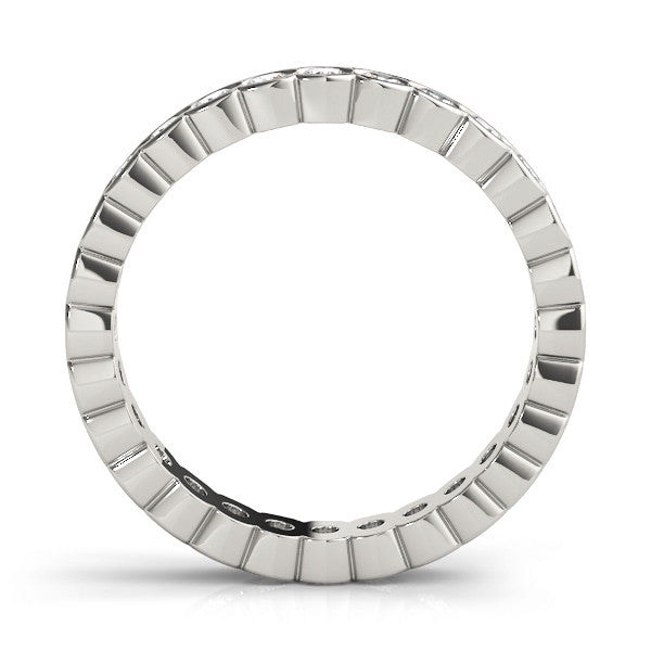 3.00 Carat Total Weight (CTW) Round Diamond Eternity Band Ring - 14K White Gold Wedding Band, Anniversary Gift for Her, Perfect for Bridal Jewelry & Special Occasions