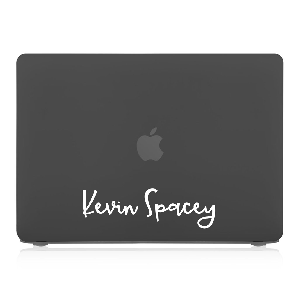 Durable MacBook Hardshell Case with Custom Handwriting Signature - Perfect for Work, Travel & School Protection
