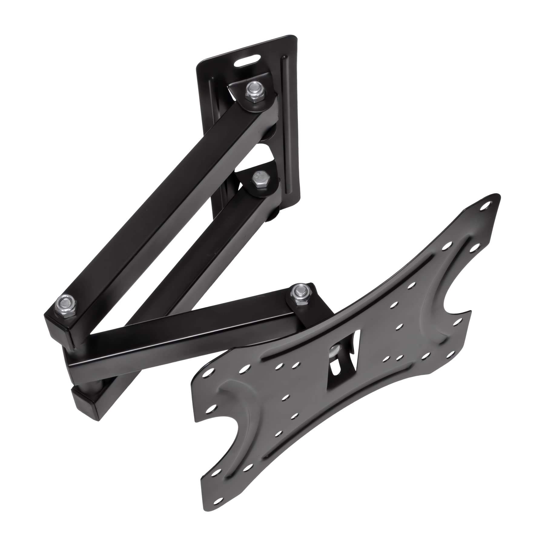 Retractable TV Wall Mount Bracket for 10-42 Inch LCD LED TVs - Tilt & Swing Arm Adjustable for Optimal Viewing - Perfect for Living Rooms, Bedrooms & Home Theaters
