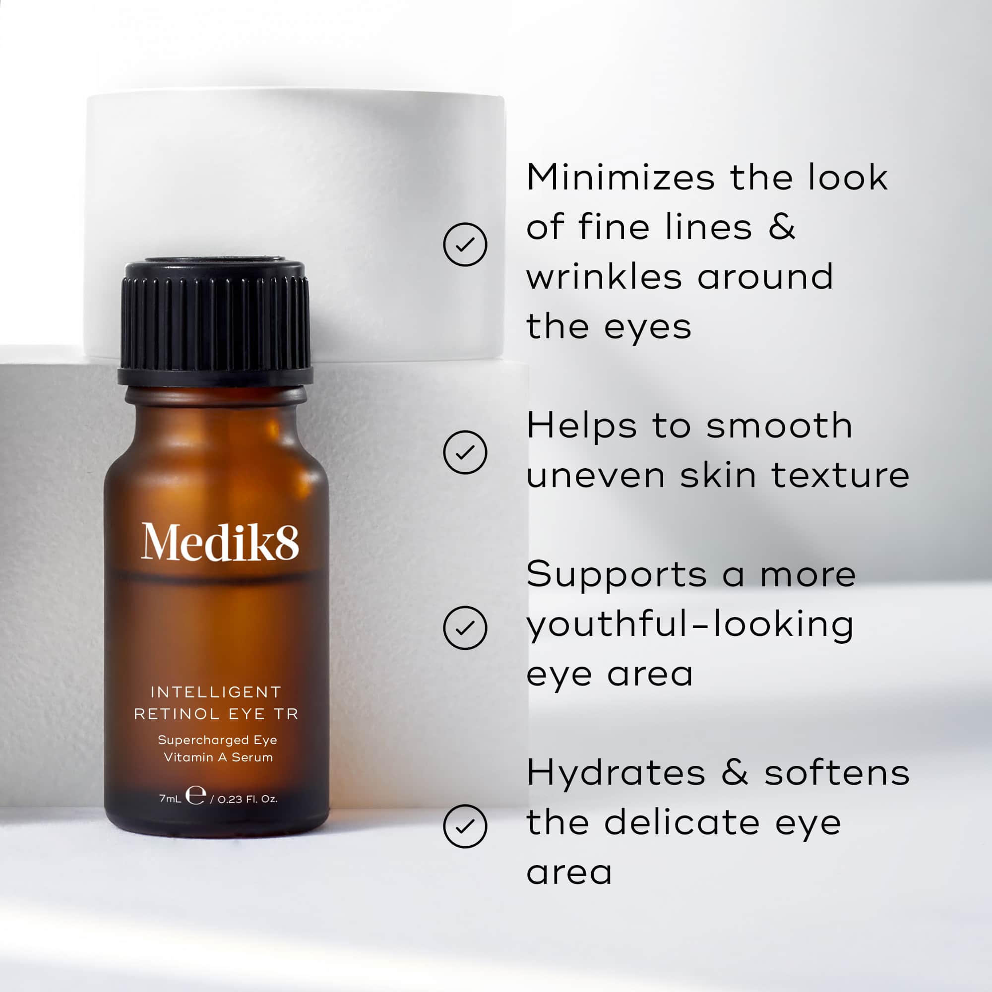 Intelligent Retinol Eye Cream for Dark Circles & Wrinkles - Anti-Aging Eye Treatment for Brightening & Firming - Perfect for Nighttime Skincare Routine