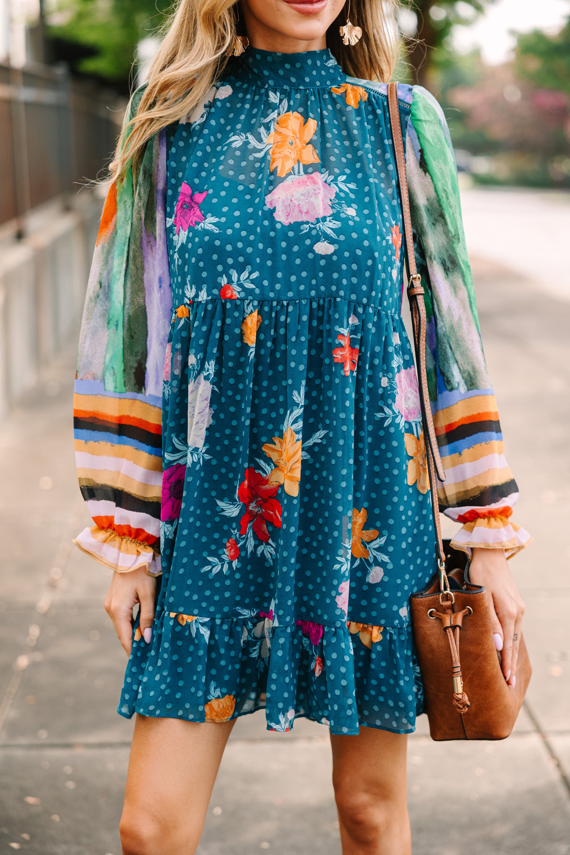 Fate: Problem Solved Teal Blue Floral Dress - Elegant Summer Maxi Dress for Women, Beach Wedding & Vacation Outfit