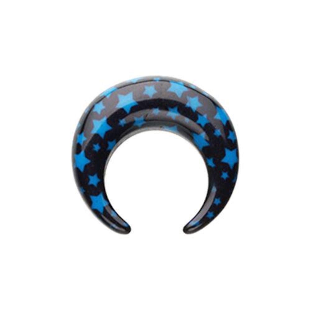 Starry Night Acrylic Ear Gauges for Stretching & Style