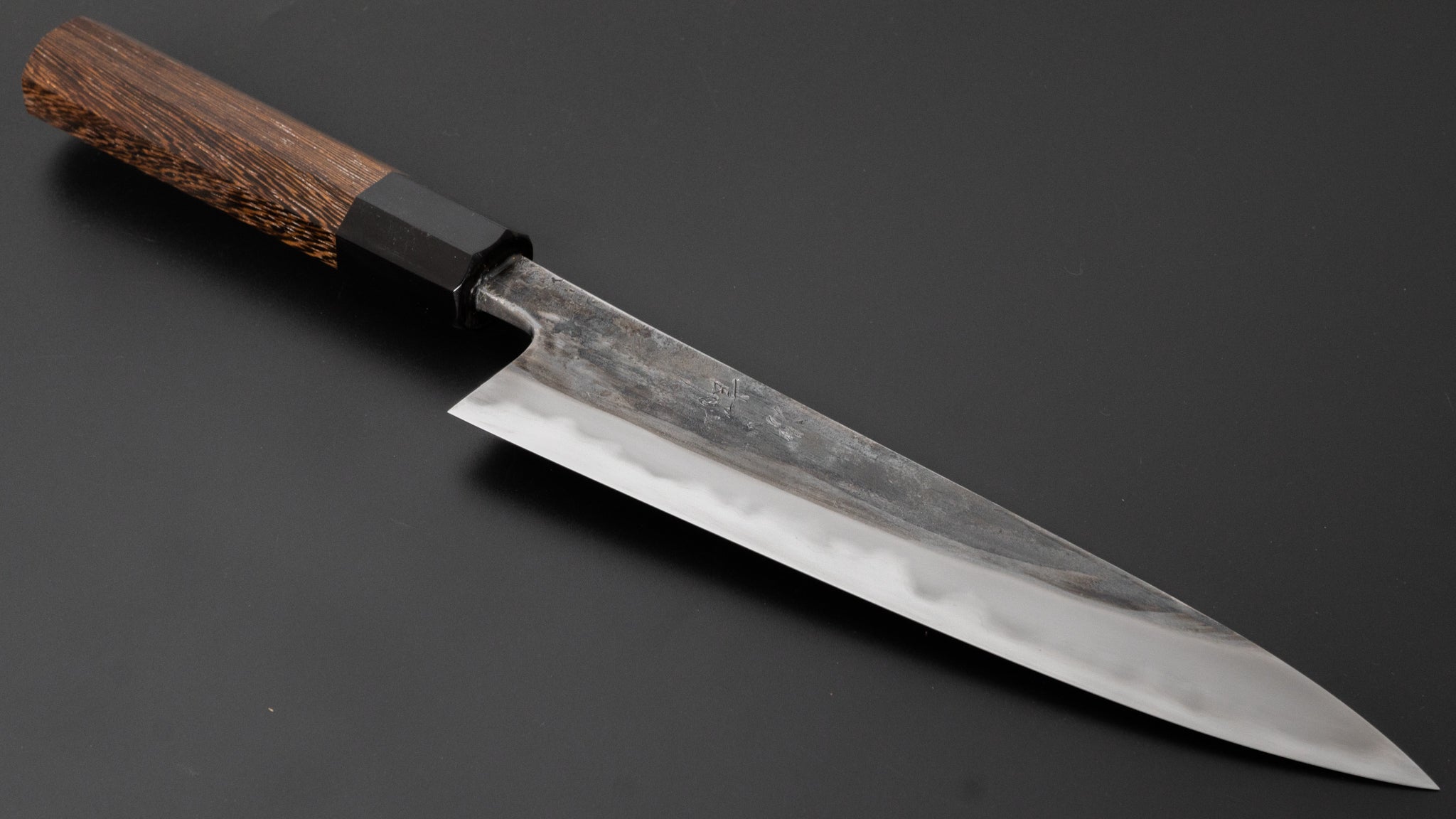 Jiro Tsuchime Petty Knife 180mm - Japanese High Carbon Steel Blade with Taihei Tagayasan Handle (#380) - Perfect for Slicing, Dicing & Precision Kitchen Tasks