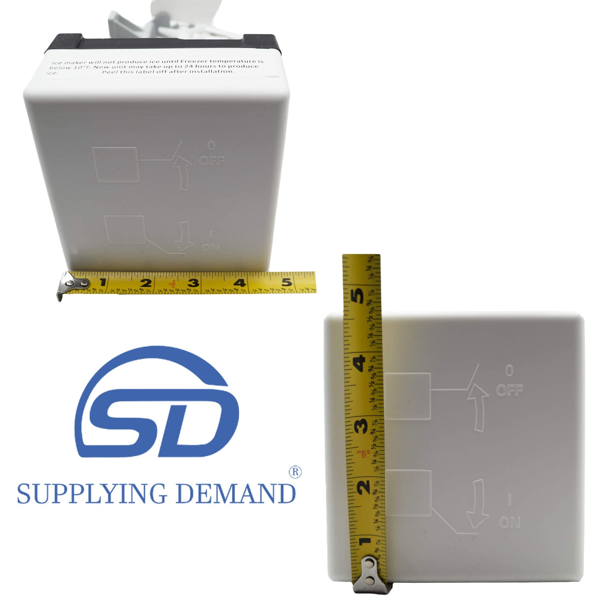 W10300022 W10122556 Refrigerator Ice Maker Assembly Replacement - Compatible with Specific Models (Not Universal) | Perfect for Kitchen Appliance Repair & Home Maintenance