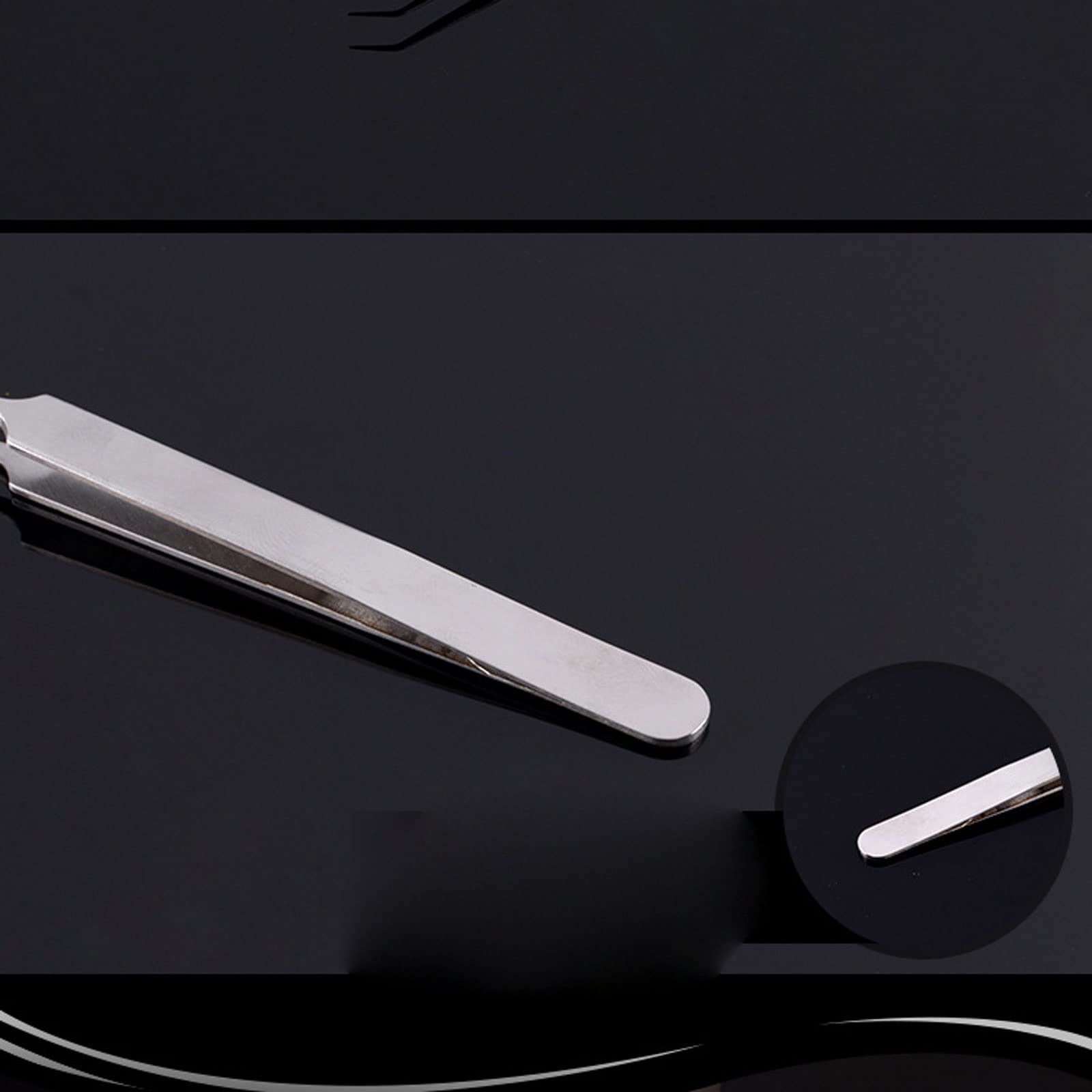 Professional Anti-Static Hair Removal Tweezers - Precision Curved & Straight Eyelash Extension Tweezers for Eyebrow Shaping, Lash Application & Makeup - Perfect for Salon, Home Use & Professional Beauty Kits