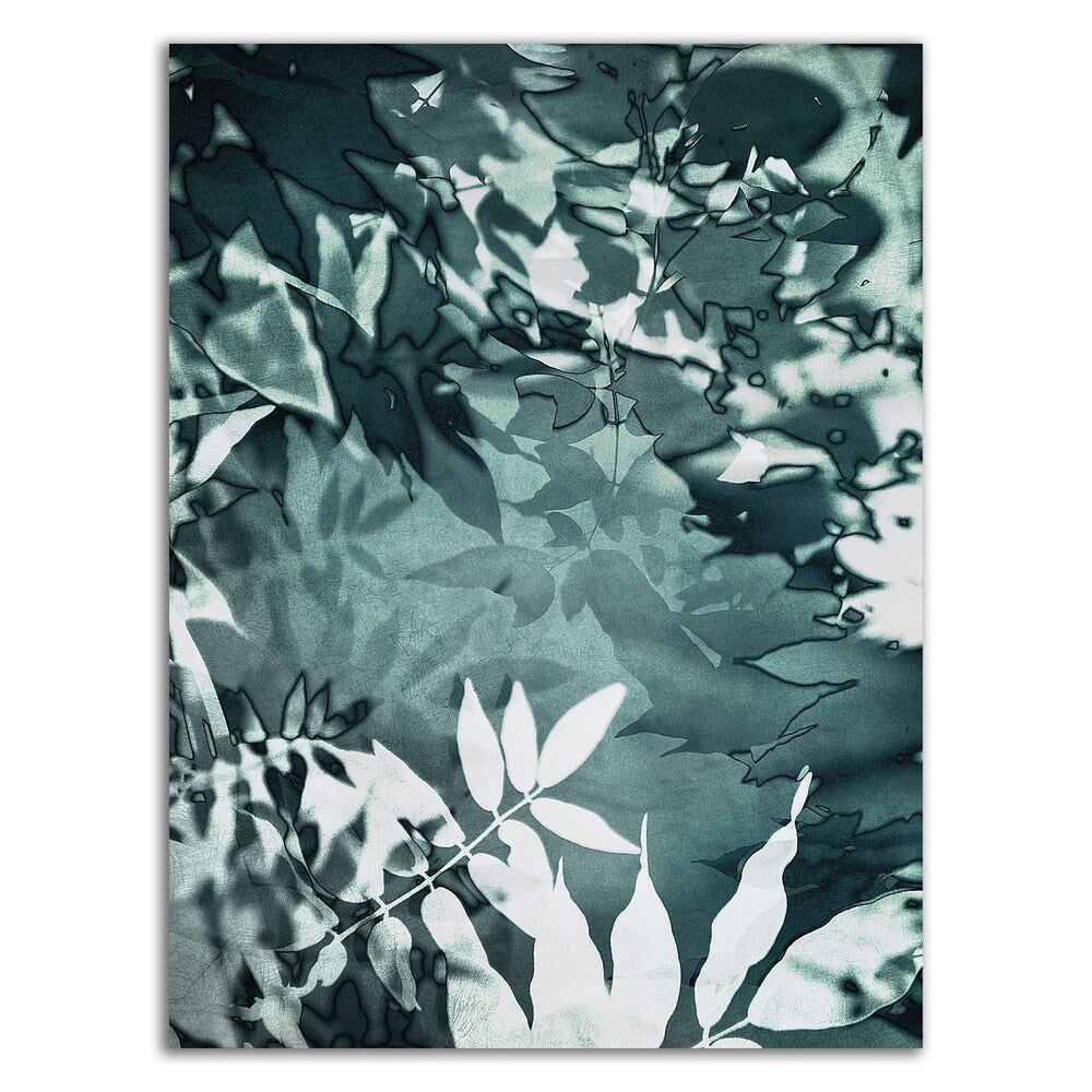 Abstract Leaves by Iris Lehnhardt - Premium Canvas Wall Art Print - Ready to Hang - Perfect for Living Room, Bedroom & Office Decor