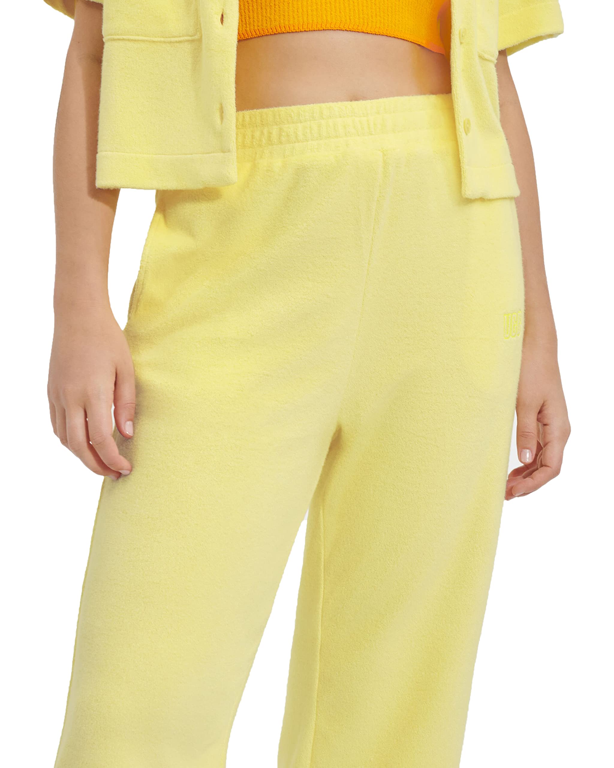 UGG Women's Rosalinda Wide Leg Pants - Soft Fleece Lounge Pants for Women, Comfortable Winter Sleepwear & Casual Wear - Perfect for Lounging at Home, Running Errands, and Traveling