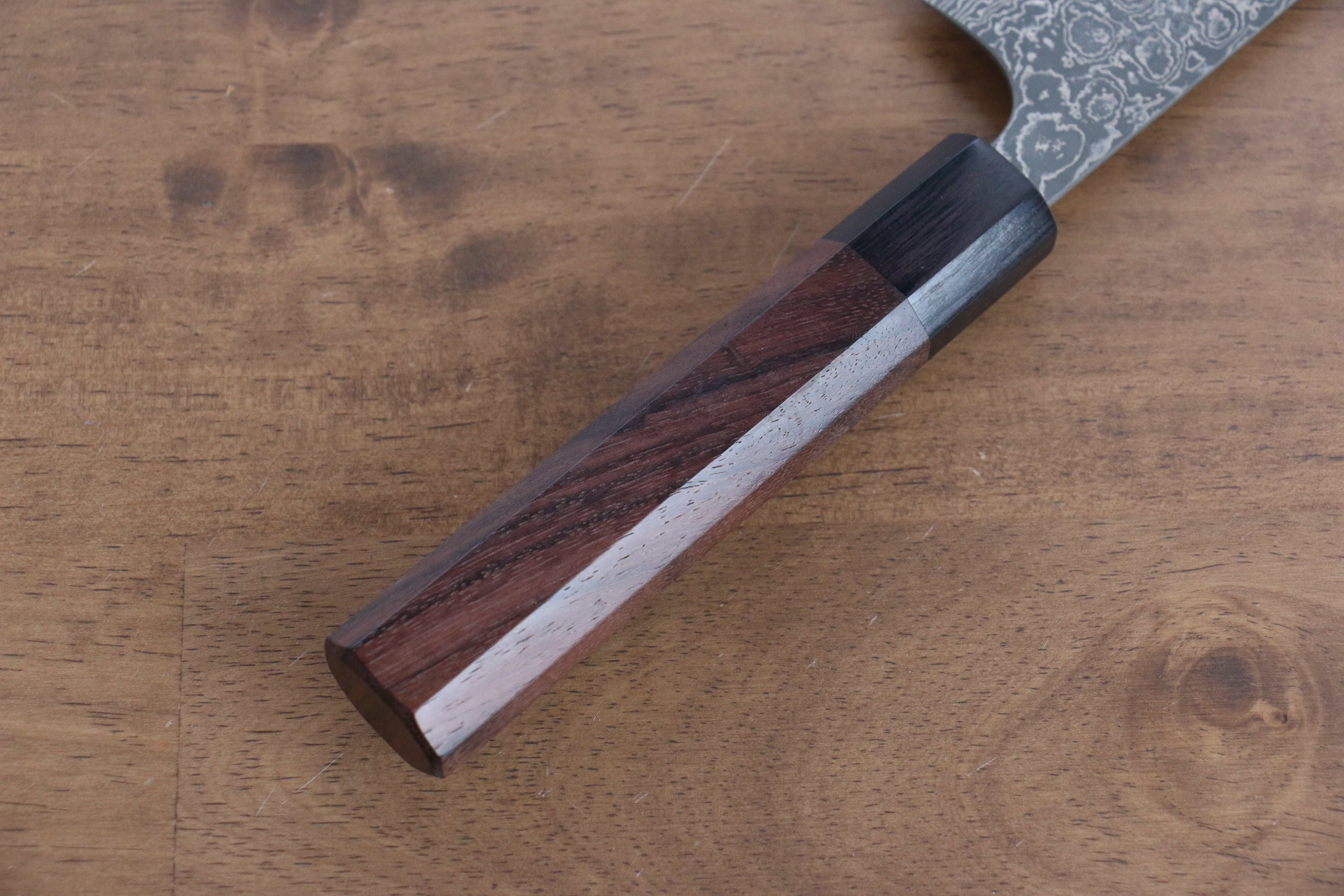 Masakage Kumo VG10 Damascus Bunka Knife 170mm with Shitan Handle - Premium Japanese Kitchen Knife for Slicing, Dicing & Precision Cooking